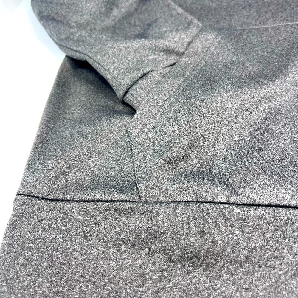 HURLEY POLY FLEECE PULLOVER WITH HOODIE, SIZE MEDIUM, CHARCOAL, WITH 2 POCKETS - Picture 9 of 14